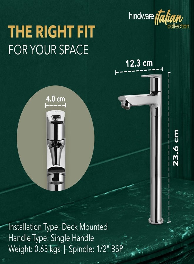هيندوير صنبور عمودي طويل من مجموعة هندوير الإيطالية أسبيرو F570002CP | مصنوع من النحاس | بلمسة نهائية تشبه المرآة - Image 2
